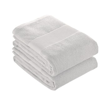 Telo in spugna di cotone 100 % ( 350 gr m2) con banda OPACA stampabile (90x150cm) FullGadgets.com