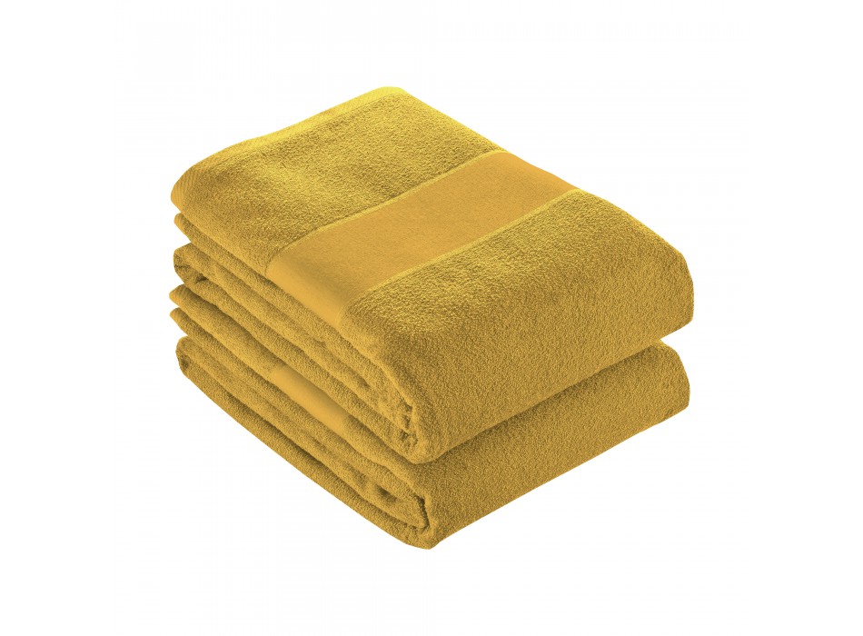 Telo in spugna di cotone 100 % ( 350 gr m2) con banda opaca stampabile (90x150cm) FullGadgets.com