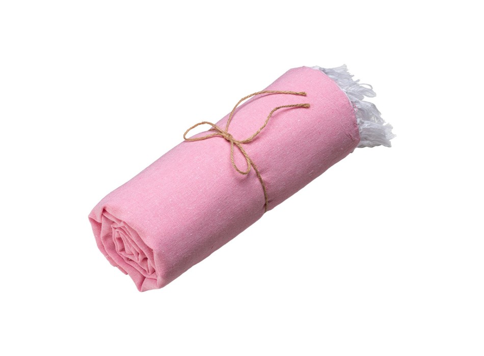 Telo mare in cotone riciclato 150 g/m2. Effetto melange e frange FullGadgets.com