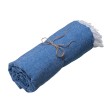 Telo mare in cotone riciclato 150 g/m2. Effetto melange e frange FullGadgets.com