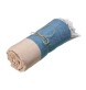 Telo mare in cotone riciclato 180 g/m2. Effetto melange e frange FullGadgets.com