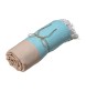 Telo mare in cotone riciclato 180 g/m2. Effetto melange e frange FullGadgets.com