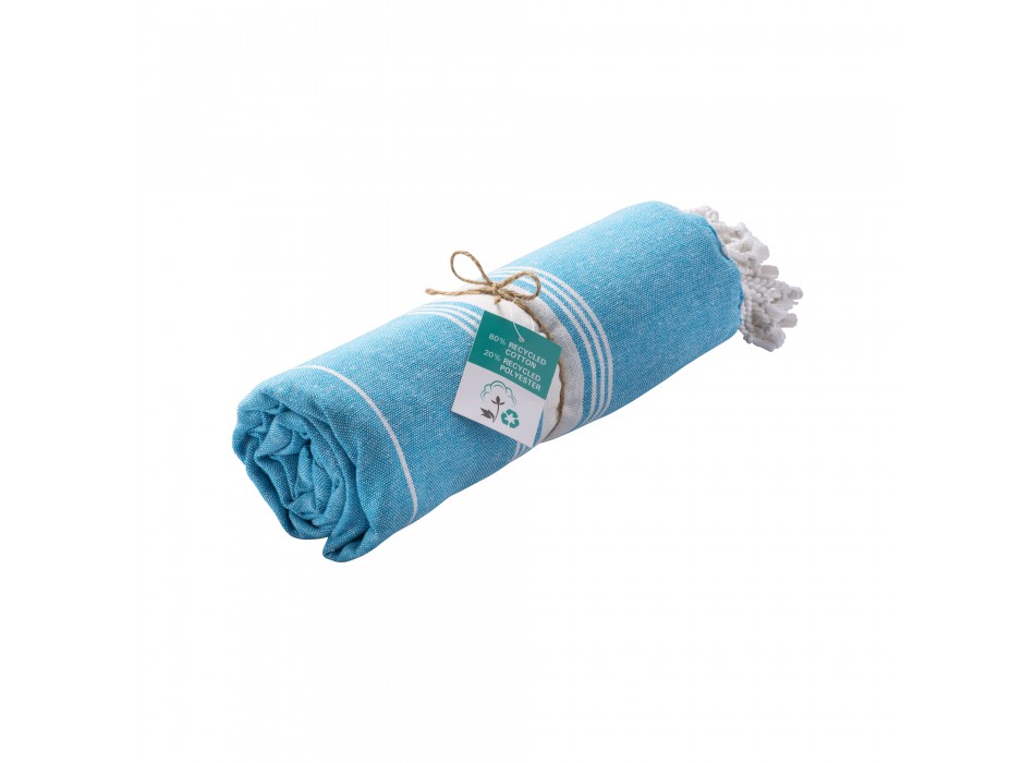 Telo mare/pareo  in cotone riciclato  da 180 gr/m2 FullGadgets.com