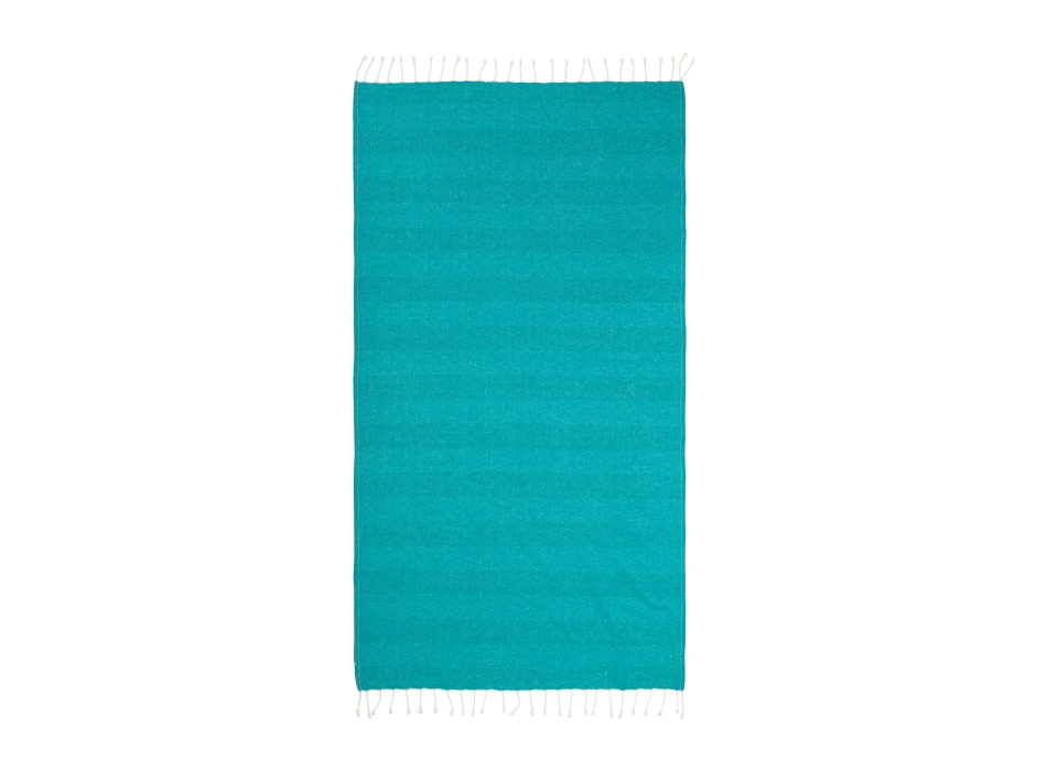 Telo mare/pareo  in cotone riciclato  da 180 gr/m2 con frange, misura 90x170 cm FullGadgets.com