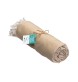 Telo mare/pareo  in cotone riciclato  da 180 gr/m2 con frange, misura 90x170 cm FullGadgets.com