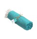Telo mare/pareo  in cotone riciclato  da 180 gr/m2 con frange, misura 90x170 cm FullGadgets.com