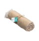 Telo mare/pareo  in cotone riciclato  da 180 gr/m2 con frange, misura 90x170 cm FullGadgets.com