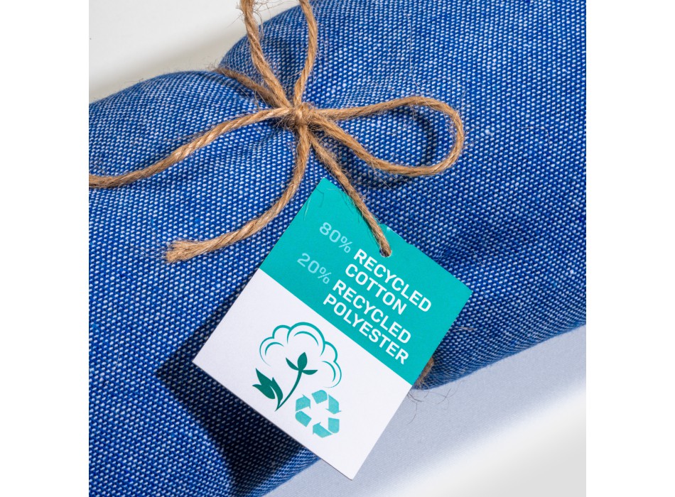 Telo mare/pareo  in cotone riciclato  da 180 gr/m2 con frange, misura 90x170 cm FullGadgets.com