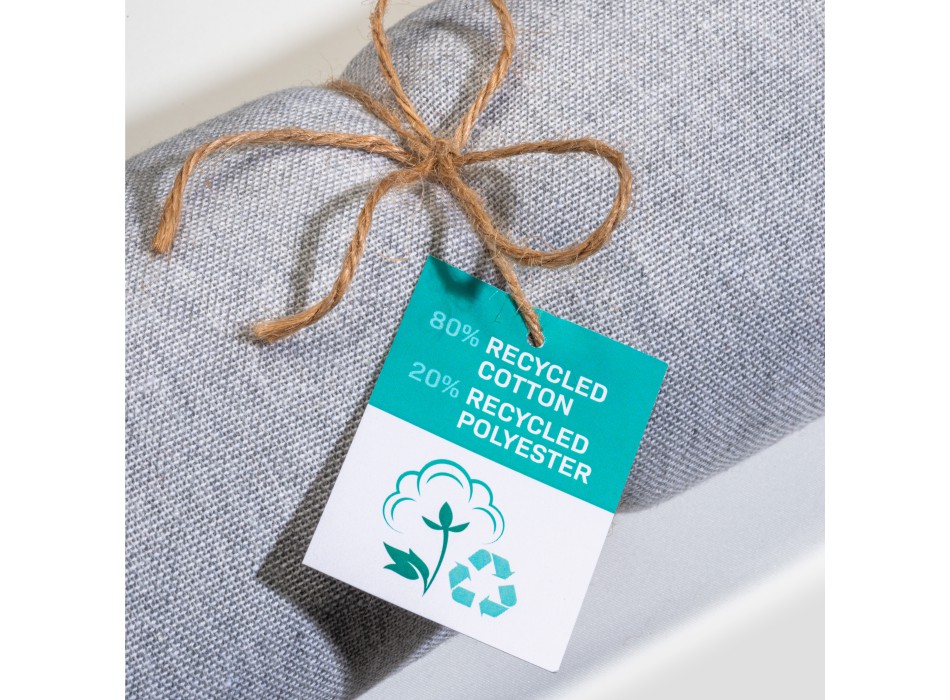 Telo mare/pareo  in cotone riciclato  da 180 gr/m2 con frange, misura 90x170 cm FullGadgets.com