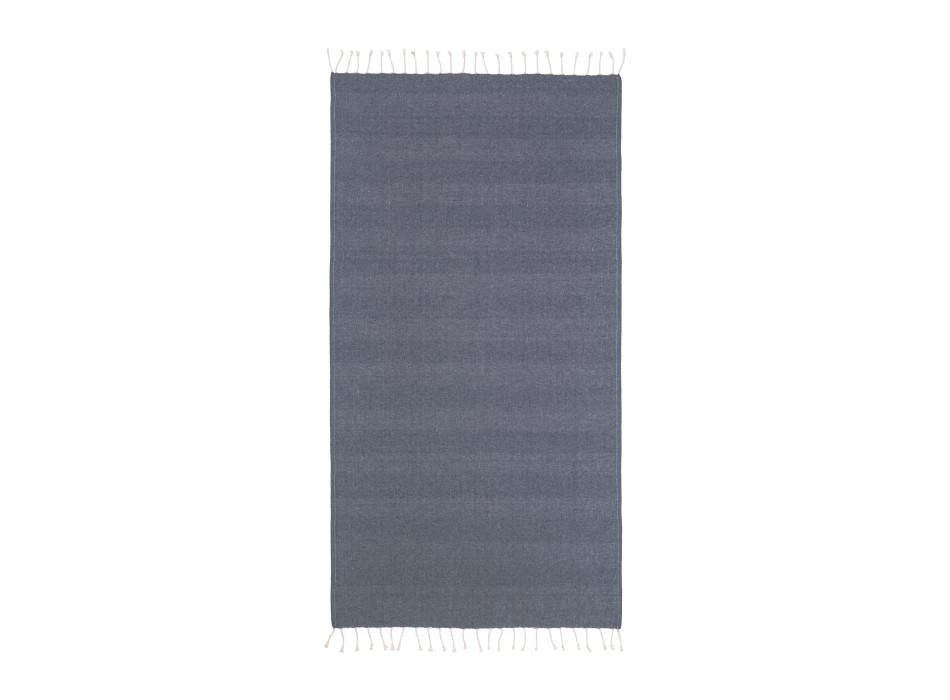 Telo mare/pareo  in cotone riciclato  da 180 gr/m2 con frange, misura 90x170 cm FullGadgets.com