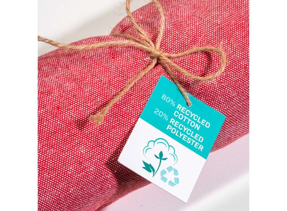 Telo mare/pareo  in cotone riciclato  da 180 gr/m2 con frange, misura 90x170 cm FullGadgets.com