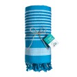 Telo mare/pareo  in cotone riciclato stile futa da 350 gr/m2 FullGadgets.com