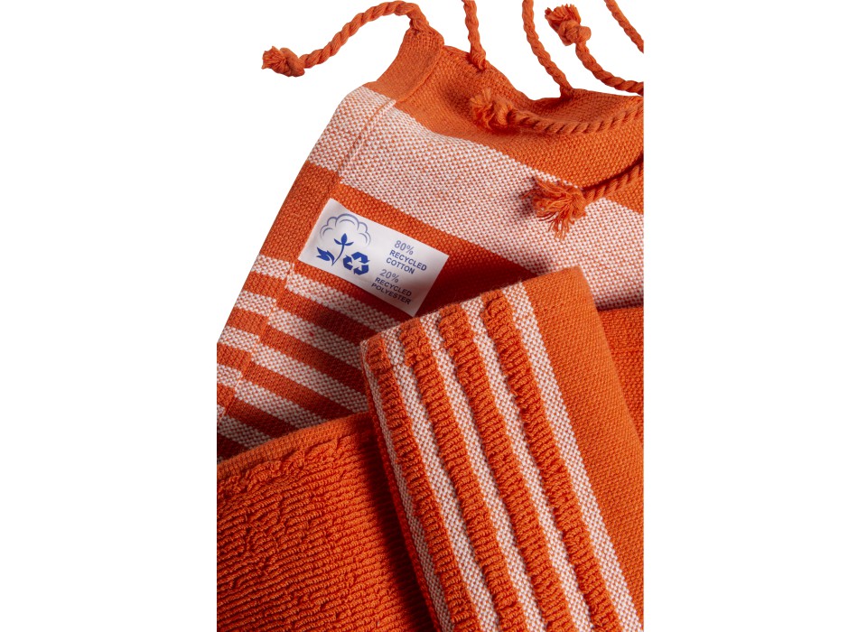 Telo mare/pareo  in cotone riciclato stile futa da 350 gr/m2 FullGadgets.com