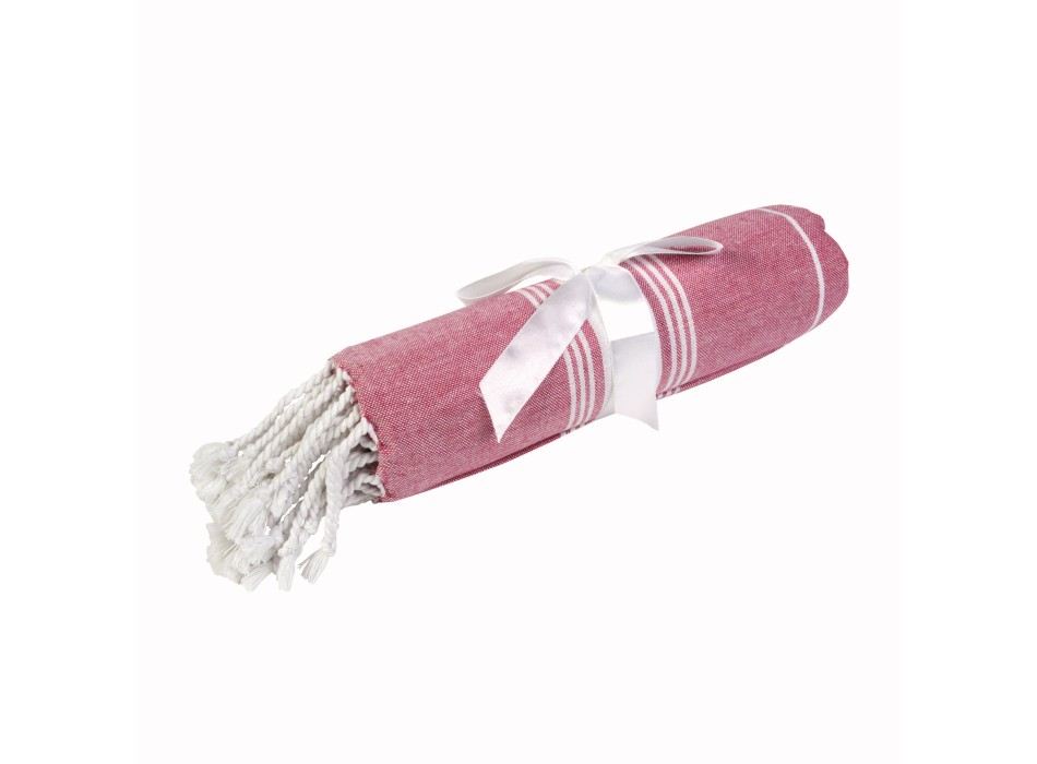 Telo mare/pareo stile Fouta 100% cotone 182gr/m2 con frange, misura  90x170 cm FullGadgets.com