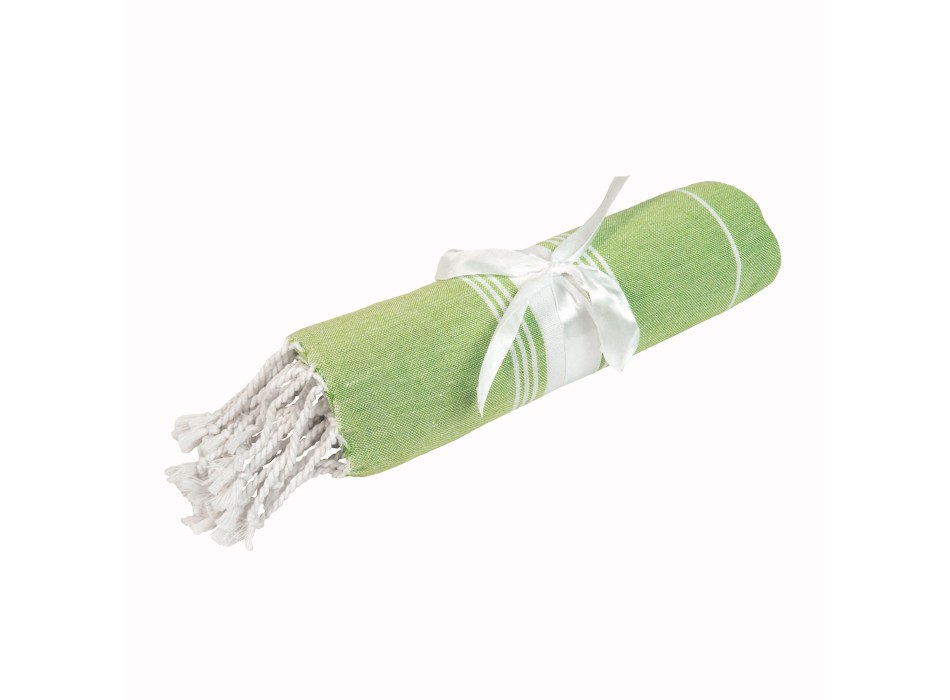 Telo mare/pareo stile Fouta 100% cotone 182gr/m2 con frange, misura  90x170 cm FullGadgets.com
