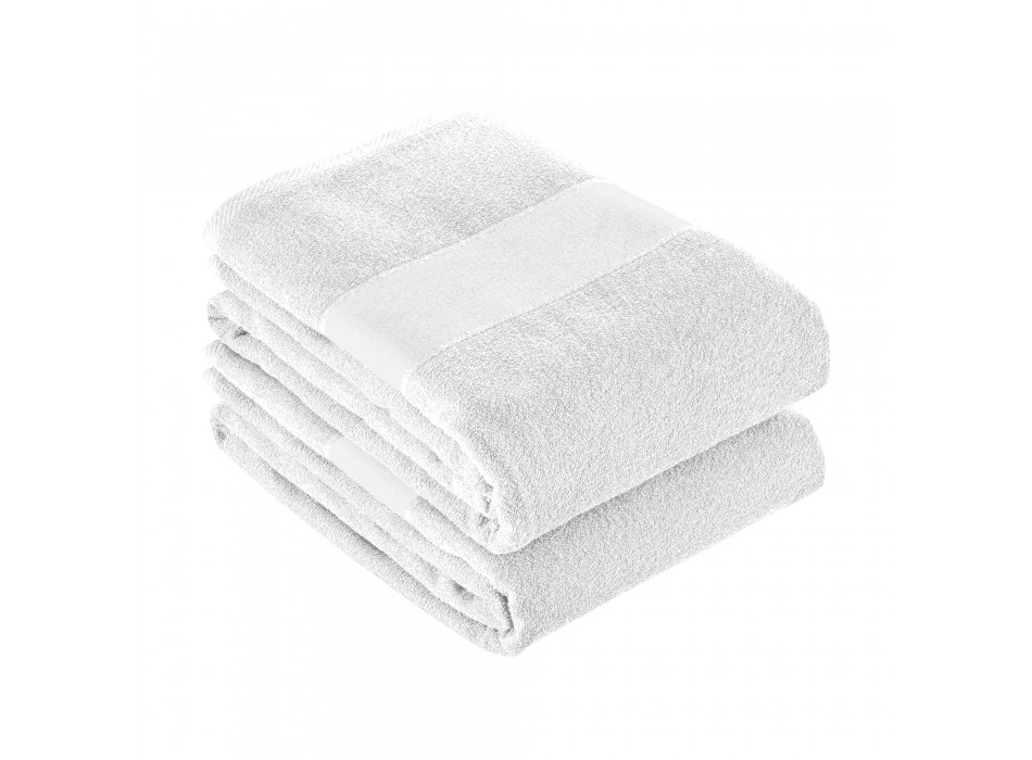 Telo spugna in cotone con banda 8 cm (80x150cm) FullGadgets.com