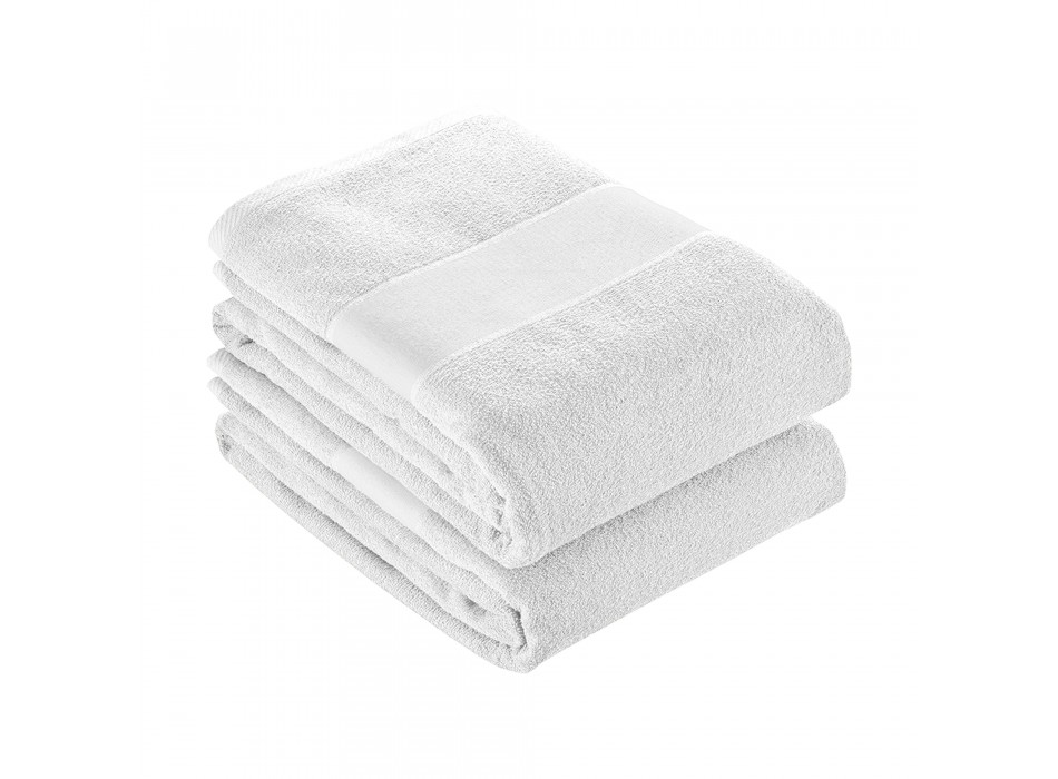 Telo spugna in cotone con banda in poliestere stampabile in sublimazione FullGadgets.com