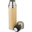 Thermos in acciaio inox e bamboo, capacità 400 ml Frederico FullGadgets.com