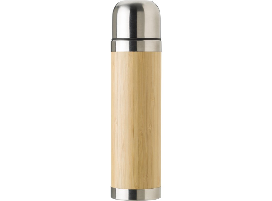Thermos in acciaio inox e bamboo, capacità 400 ml Frederico FullGadgets.com