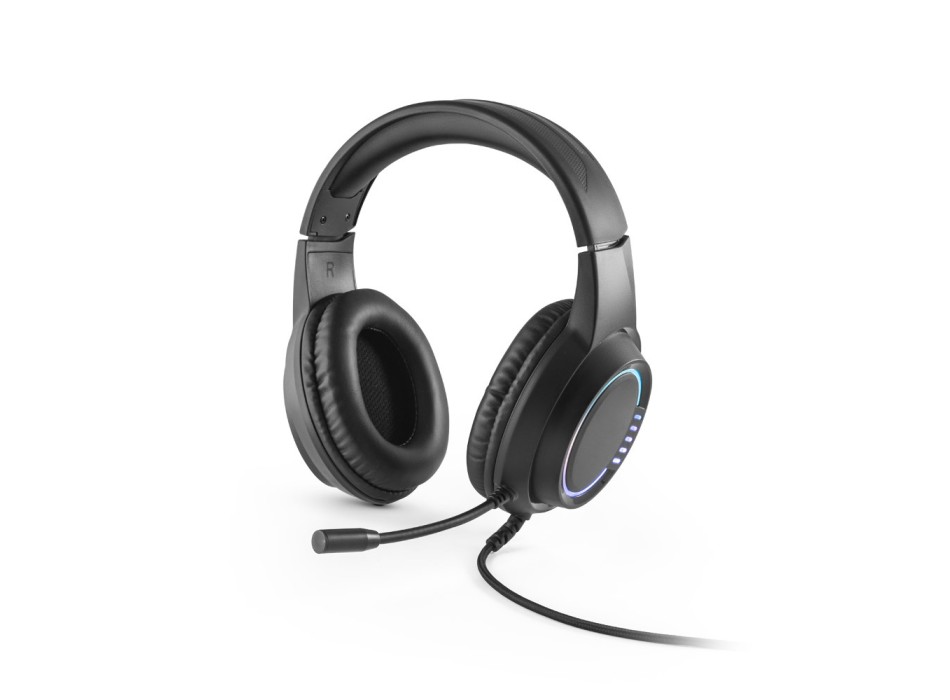 Thorne Headset RGB. Cuffie da gioco in ABS con cavo da 2 m, microfono e luci LED RGB FullGadgets.com
