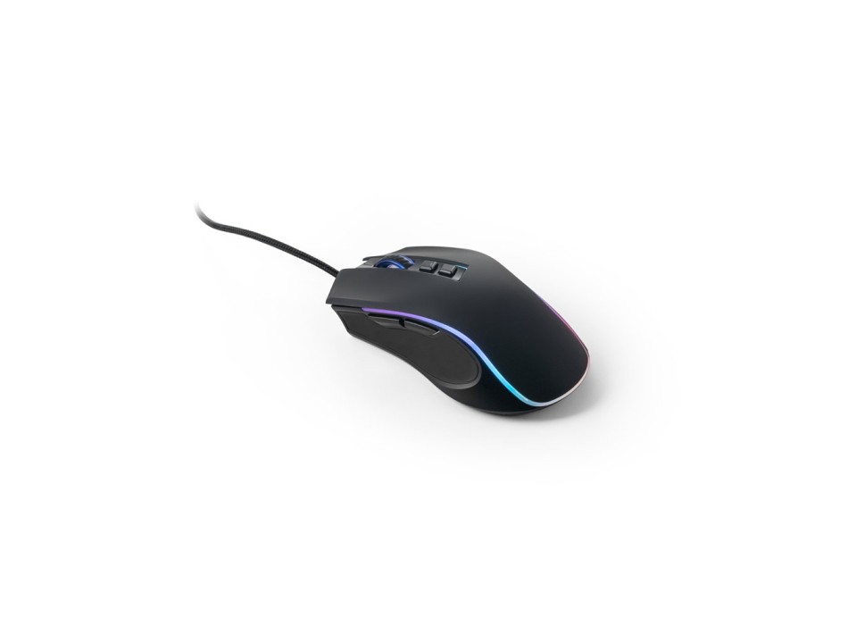 THORNE MOUSE RGB. Mouse da gioco con cavo da 1.5 m e luci LED RGB in ABS FullGadgets.com