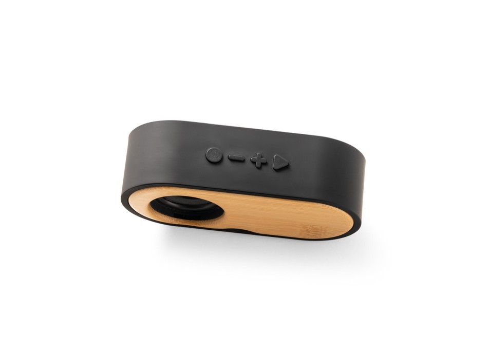 TILLY. Altoparlante portatile da 3W con durata della batteria di 5 ore in bambù e ABS riciclato (100% rABS) FullGadgets.com