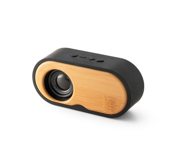 TILLY. Altoparlante portatile da 3W con durata della batteria di 5 ore in bambù e ABS riciclato (100% rABS) FullGadgets.com