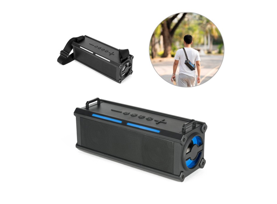 Timberlake. Altoparlante portatile da 16W con 6 ore di autonomia in ABS FullGadgets.com