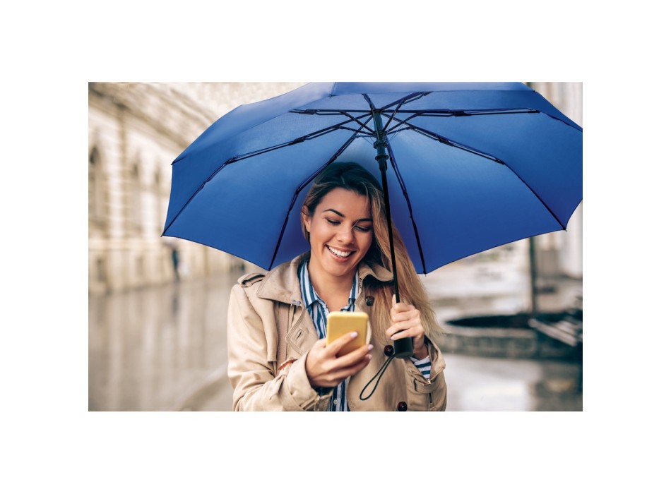 TOMAS. Ombrello pieghevole in poliestere 190T con apertura automatica FullGadgets.com