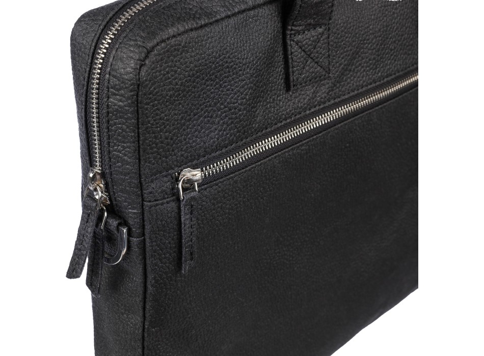 Tomato leather laptop bag Lillian FullGadgets.com