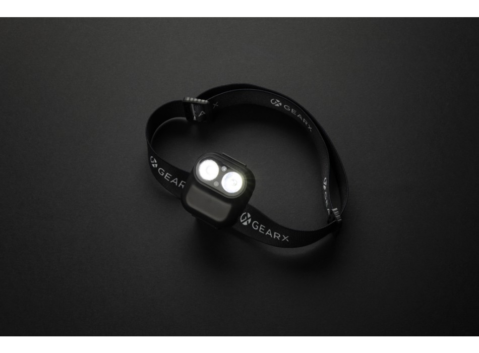 Torcia frontale Gear X rPlastica RCS e sensore di movimento FullGadgets.com