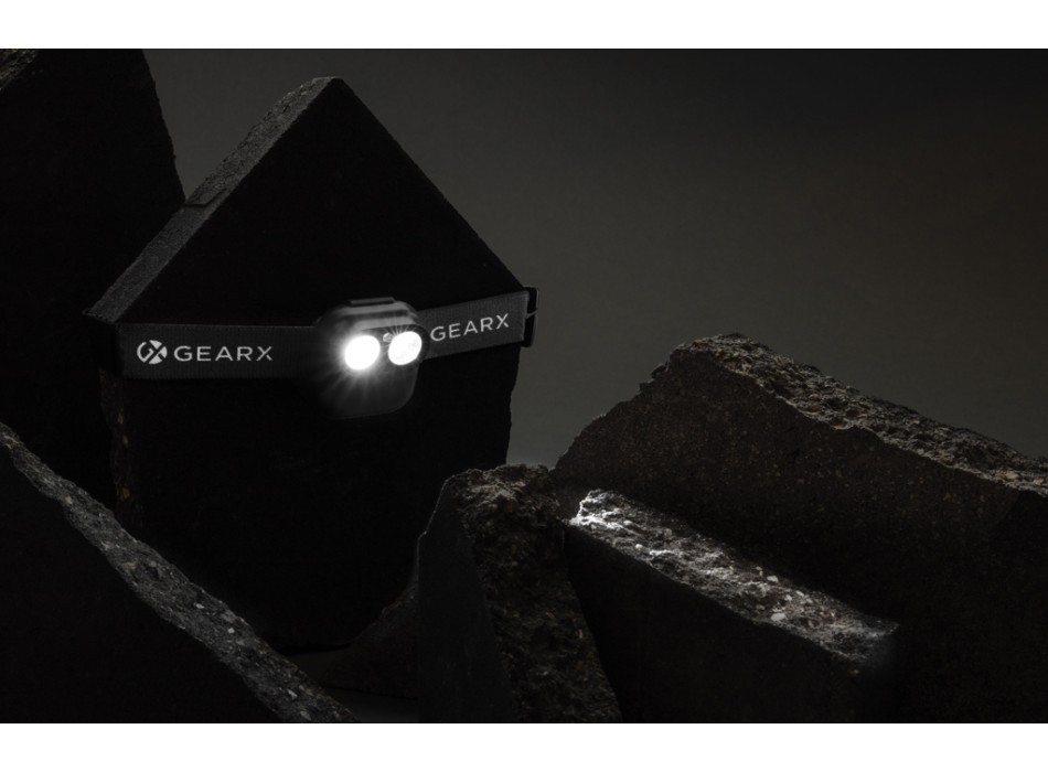 Torcia frontale Gear X rPlastica RCS e sensore di movimento FullGadgets.com