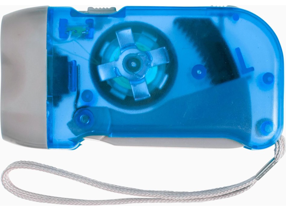 Torcia tascabile a dinamo, in ABS Tristan FullGadgets.com