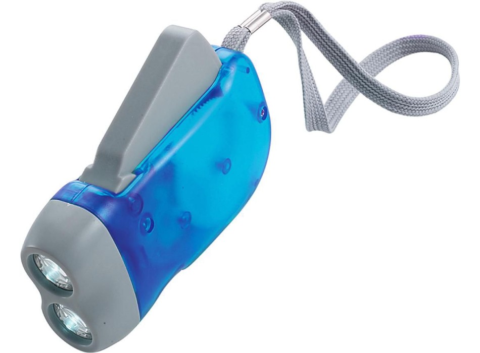 Torcia tascabile a dinamo, in ABS Tristan FullGadgets.com