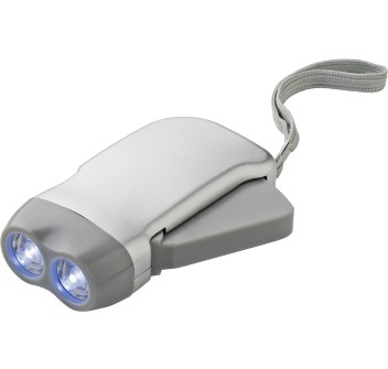 Torcia tascabile a dinamo, in ABS Tristan FullGadgets.com