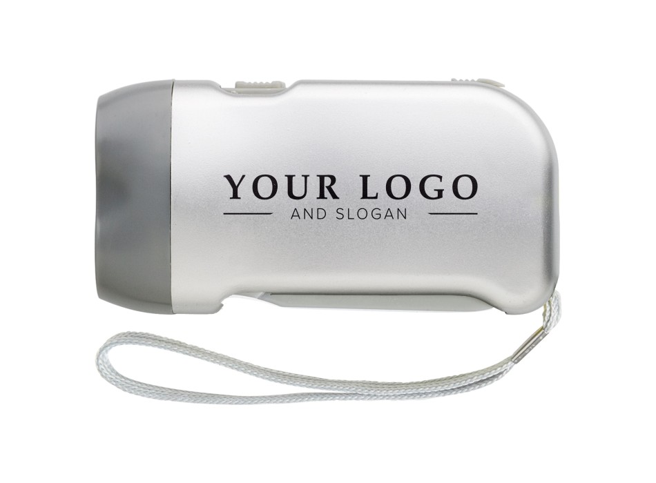 Torcia tascabile a dinamo, in ABS Tristan FullGadgets.com