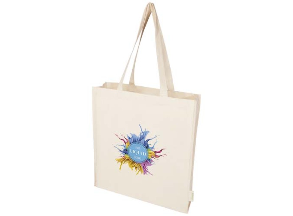 Tote bag a soffietto da 14 litri in tessuto biologico certificato OCS da 180 g/m² Odisha -14L FullGadgets.com