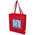 Tote bag a soffietto in cotone riciclato certificato GRS da 140 g/m² Madras FullGadgets.com