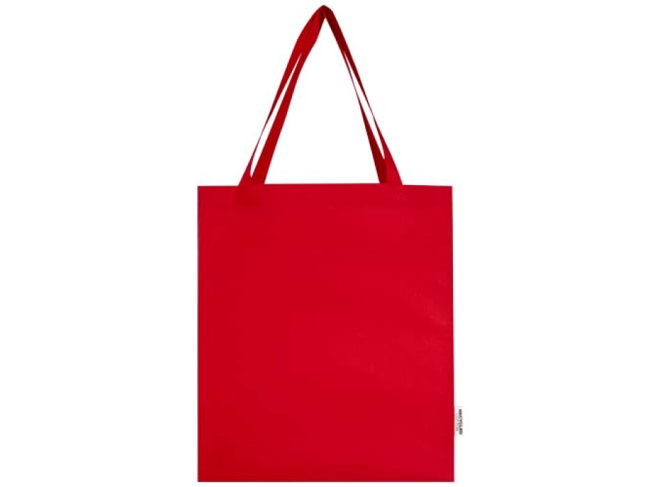 Tote bag a soffietto in cotone riciclato certificato GRS da 140 g/m² Madras FullGadgets.com