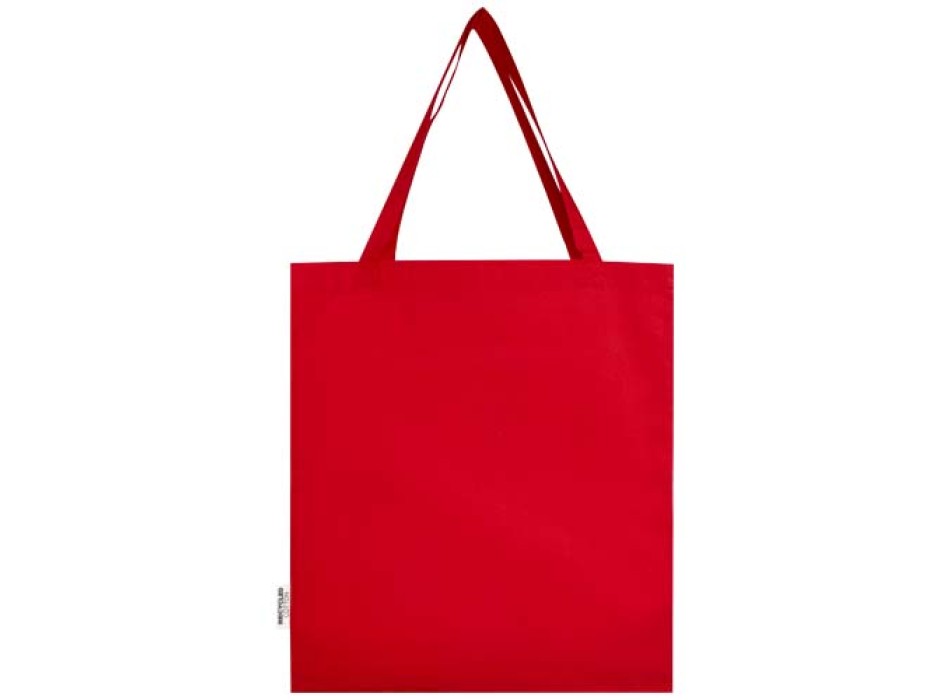 Tote bag a soffietto in cotone riciclato certificato GRS da 140 g/m² Madras FullGadgets.com