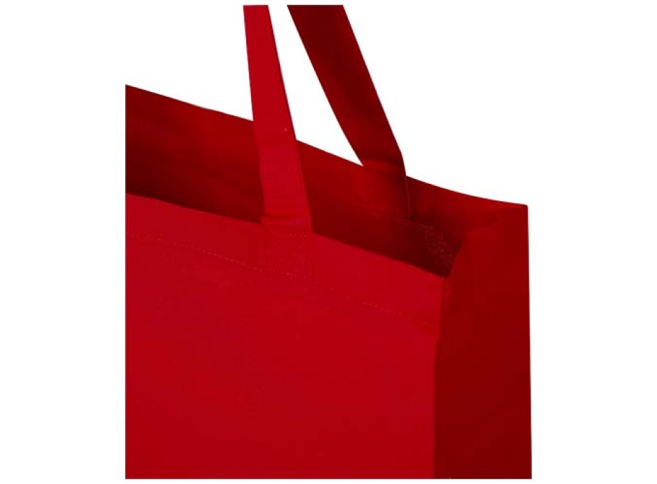 Tote bag a soffietto in cotone riciclato certificato GRS da 140 g/m² Madras FullGadgets.com