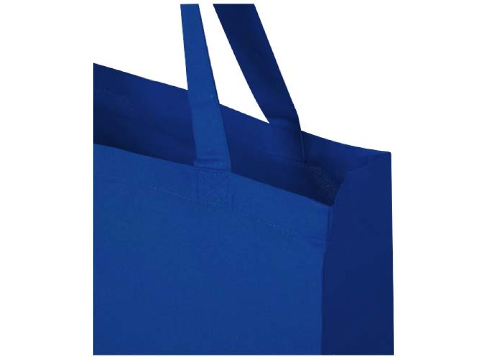 Tote bag a soffietto in cotone riciclato certificato GRS da 140 g/m² Madras FullGadgets.com