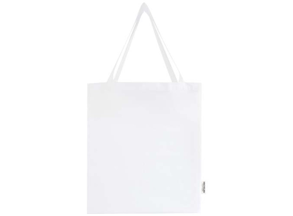Tote bag a soffietto in cotone riciclato certificato GRS da 140 g/m² Madras FullGadgets.com