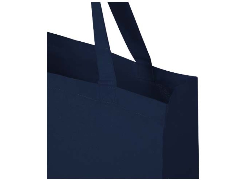 Tote bag a soffietto in cotone riciclato certificato GRS da 140 g/m² Madras FullGadgets.com