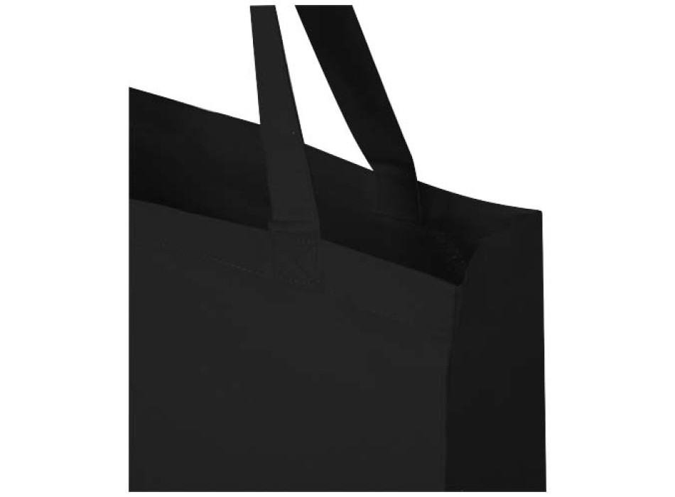 Tote bag a soffietto in cotone riciclato certificato GRS da 140 g/m² Madras FullGadgets.com