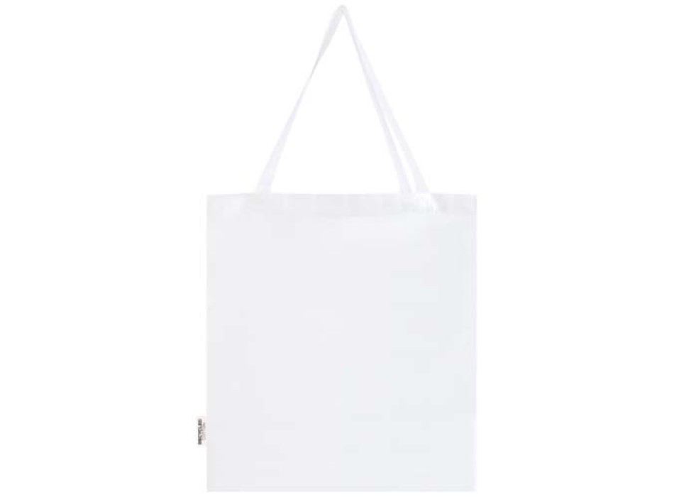 Tote bag a soffietto in cotone riciclato certificato GRS da 140 g/m² Madras FullGadgets.com