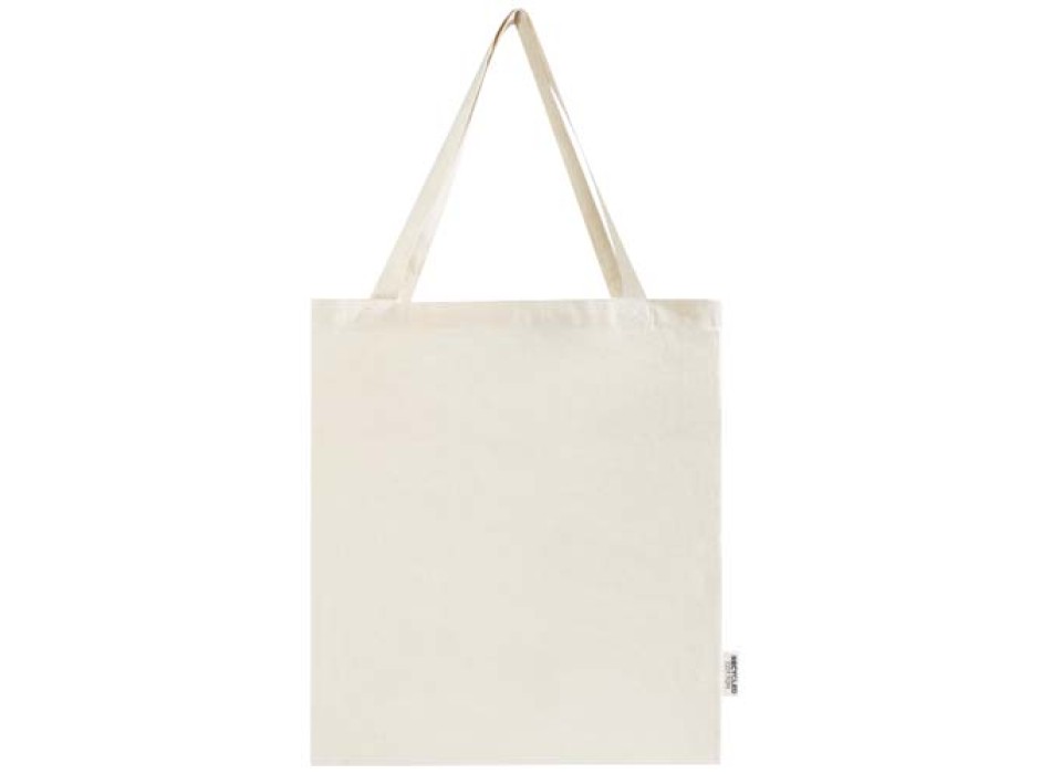 Tote bag a soffietto in cotone riciclato certificato GRS da 140 g/m² Madras FullGadgets.com