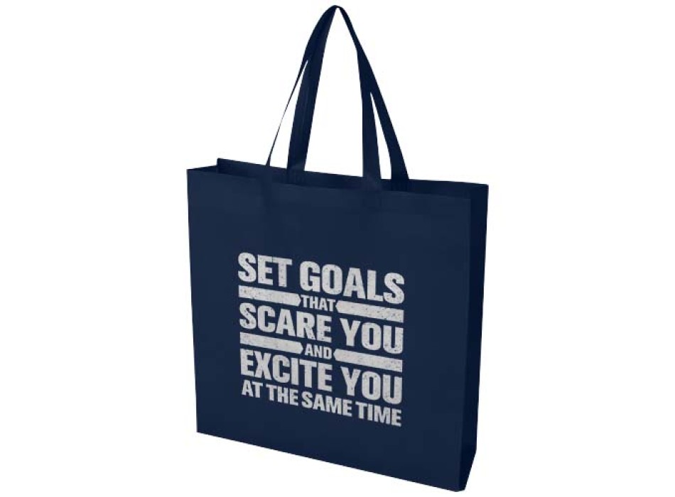 Tote bag a soffietto in tessuto non tessuto riciclato certificato GRS da 12 litri EcoSeal FullGadgets.com