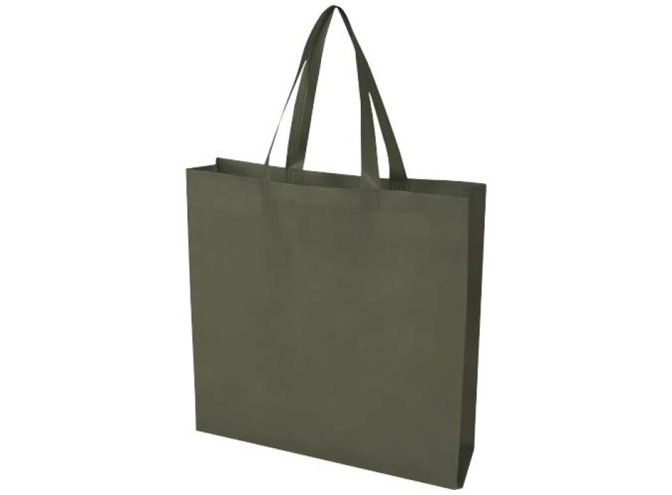Tote bag a soffietto in tessuto non tessuto riciclato certificato GRS da 12 litri EcoSeal FullGadgets.com
