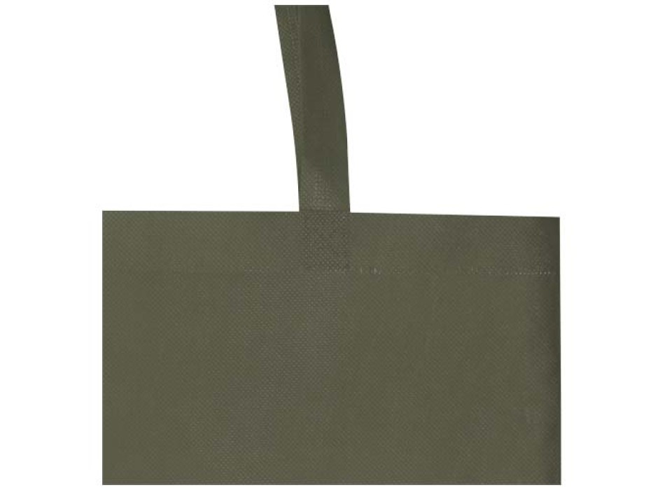 Tote bag a soffietto in tessuto non tessuto riciclato certificato GRS da 12 litri EcoSeal FullGadgets.com